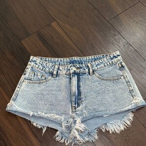 Mini jean shorts
